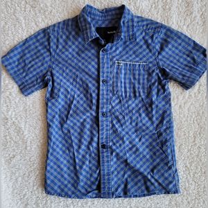 Boys Hurley Button Down Short Sleeve Shirt Size 6